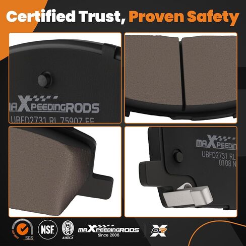 maXpeedingrods P-2019 D2019 P2019 Ceramic Front Brake Pads for Buick Encore 2018-2022, for Chevrolet Trax 2018-2022 All Trim Levels Front in Kuwait