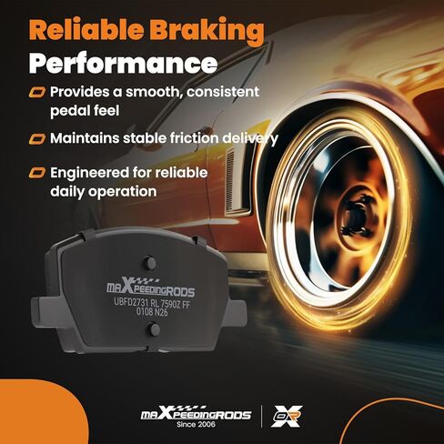 maXpeedingrods P-2019 D2019 P2019 Ceramic Front Brake Pads for Buick Encore 2018-2022, for Chevrolet Trax 2018-2022 All Trim Levels Front in Kuwait