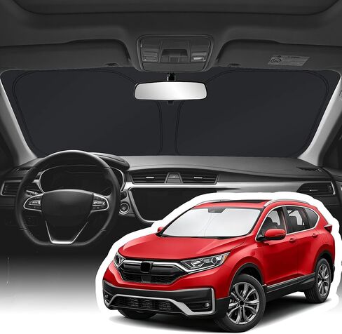 Car Sun Shade Windshield for Honda Accord 2023-2026 Foldable Sunshades for Front Window Sunvisor Protector with Sun & Heat Protection Blocks UV Rays Keeps Interior Cooler in Saudi Arabia