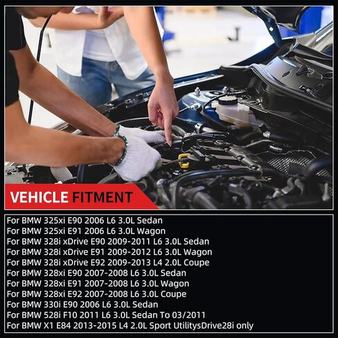 محرك رمح مقرنة فليكس المشتركة Propshaft اقتران متوافق مع BMW 325xi 2006 328i 2009-2013 328xi 2007-2008 330i 2006 528i 2001 X1 2013-2015[#26117527392, 43520] in Kuwait