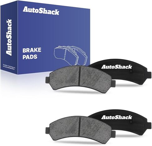 مجموعة وسادات الفرامل الأمامية من السيراميك من AutoShack لسيارة شيفروليه وجي إم سي وأولدزموبيل، S10 1998-2004 بليزر 1997-2005 سونوما 1998-2004 جيمي 1998-2005 برافادا 1997-2001، 4WD RWD AWD L4 2.2L V6 4.3L in Kuwait