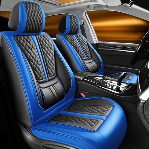 أغطية مقاعد السيارة Fit Impreza متوافقة مع Subaru Impreza 2012-2024 2025 2026. تغطية كاملة من الجلد المقاوم للماء، متوافقة مع الوسادة الهوائية، واقي وسادة المقعد لجميع الأحوال الجوية (مجموعة كاملة، بيج) in Kuwait