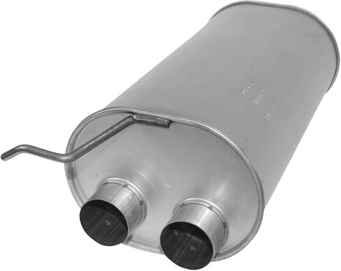 Exhaust Muffler Compatible With Chevrolet Silverado 2500 6.0L V8 143.5" Wheelbase 2001 2000 1999 P-3402262 in Kuwait