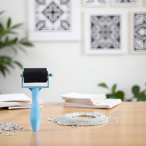 1PC Blue Diamond Painting Roller Tool,Diamond Art Roller Pressing Tools Plastic Diamond Painting Sticking Roller for Diamond Painting Tools,Paint Application Tools,House Paint Rollers in Saudi Arabia