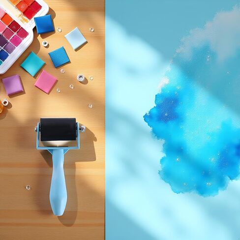 1PC Blue Diamond Painting Roller Tool,Diamond Art Roller Pressing Tools Plastic Diamond Painting Sticking Roller for Diamond Painting Tools,Paint Application Tools,House Paint Rollers in Saudi Arabia