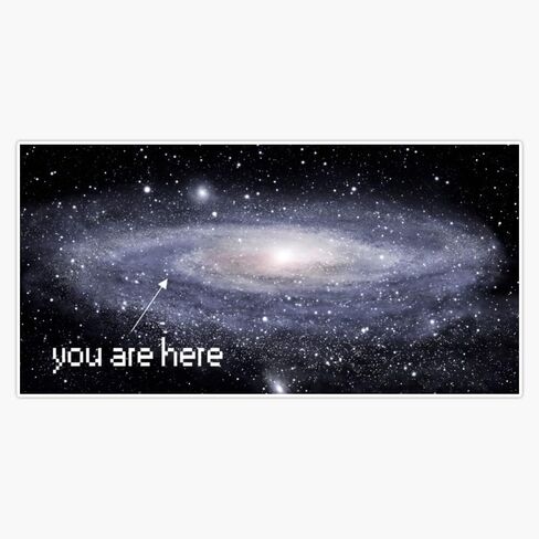 Magnet You are here Magnetic Bumper Sticker 5" in Saudi Arabia