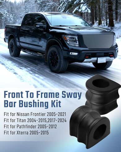 Front Sway Bar Bushing 54613-ZL10A Fit for Nissan Frontier/Titan/Xterra/Pathfinder Replace K202093, 54613EA000 2PCS in Kuwait