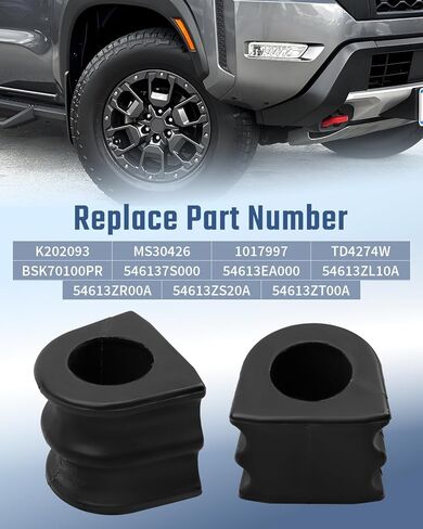 Front Sway Bar Bushing 54613-ZL10A Fit for Nissan Frontier/Titan/Xterra/Pathfinder Replace K202093, 54613EA000 2PCS in Kuwait