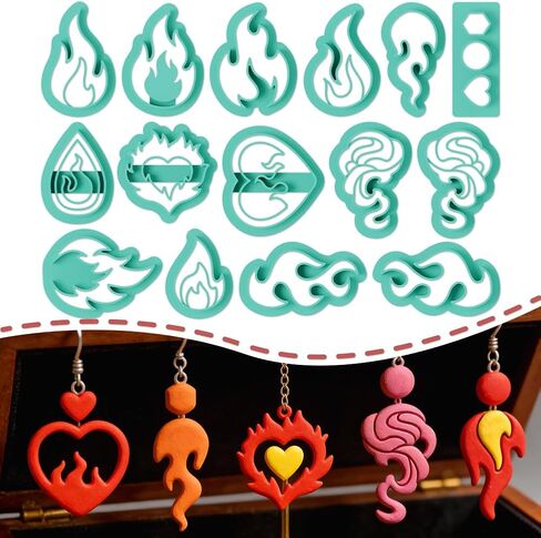 ORIGACH 15 قطعة من قطع طين البوليمر للطيور وبيت الطيور، مجموعة قطع طين للحديقة على شكل بيت الطيور، لوازم يدوية يدوية للأقراط وصناعة المجوهرات in Kuwait