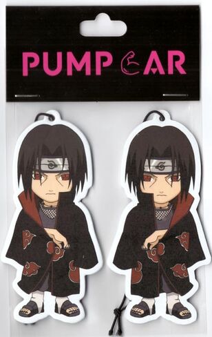 PumpCar 2 pieces double-sided Itachi hanging cartoon cherry-scented funny car air freshener Cool hanging for rearview mirror Car Interior Accessories Gifts in Saudi Arabia