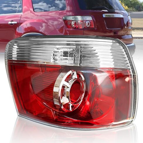LED Tail Light Compatible with 2007 2008 2009 2010 2011 2012 GMC Acadia Rear Light Brake Lamp w/Bulbs Replacement 20912757, GM2800216 (Left Driver Side) in Saudi Arabia