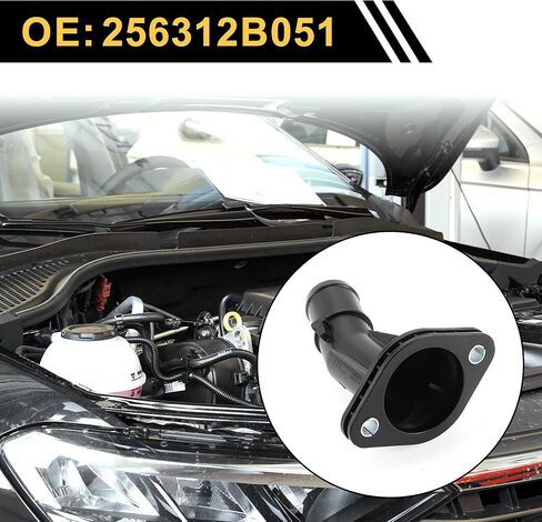 سيارة ترموستات المحرك المبرد مبيت تجميع الحرارة رقم 256312B051 لشركة هيونداي أكسنت 2012-2017 لكيا فورتي 2014-2018 البلاستيك الأسود 1 قطعة in Kuwait