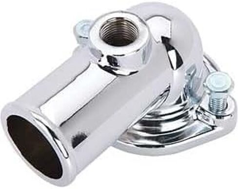 JEGS 51116 O-Ring Style Thermostat Housing Ford 429/460 فولاذ مطلي بالكروم O-Ri in Kuwait