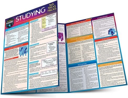 Studying Tips, Tricks & Hacks: QuickStudy Laminated Reference Guide to Grade Boosting Techniques (Quickstudy Academic) in Saudi Arabia