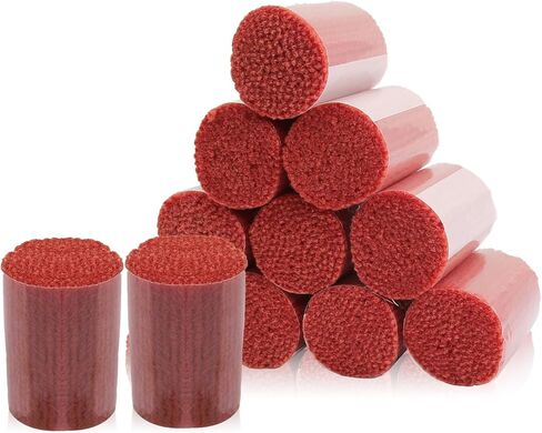 AKZYTUE 12 Rolls Latch Hook Yarn, Precut Rug Yarn for Latch Hook Kits, Crochet Yarn Bundles for Latch Hook Rug Making, DIY Tapestry Crafts for Adults & Beginners,Burgundy in Kuwait