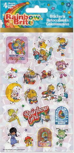 Rainbow Brite Standard Sticker - 4 Sheet in Kuwait