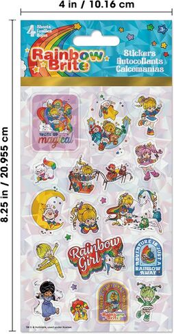 Rainbow Brite Standard Sticker - 4 Sheet in Kuwait