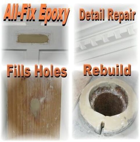 وحدة معجون إيبوكسي All-Fix بوزن 3 رطل - مجموعة 2 باينت - حوض سباحة إيبوكسي تحت الماء - All Fix بواسطة Cir-Cut Corporation - مادة إصلاح الإيبوكسي لجميع الأغراض - المنزل - تصميم المجوهرات - الفنون والحرف اليدوية - 1001 استخدام! in Kuwait