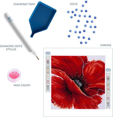 DIAMOND DOTZ Drama Diamond Painting Kits for Adults - Diamond Art Kits a Relaxing Creative Craft Kit with Dotz Gems in Kuwait