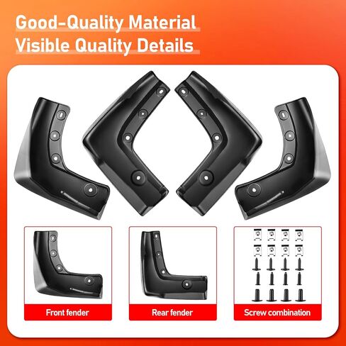 Mud Flaps Splash Guards for Honda Pilot 2023 2024 2025 2026,4PCS Front Rear Fender Fit 4th Gen Pilot Sport EX-L TrailSport Touring Elite Accessories,All Weather Tire Protector Mudguard in Saudi Arabia