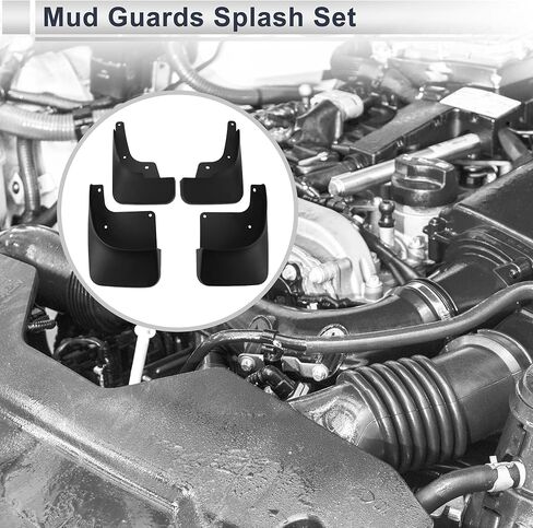 X AUTOHAUX 1 مجموعة واقيات الطين الأمامية والخلفية واقيات الطين لسوزوكي فيتارا 1999-2005 ث/ملحقات التركيب in Kuwait