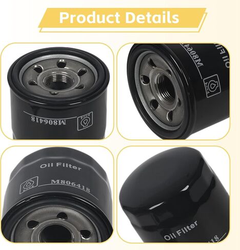 3 Pack Oil Filter M806418 Compatible with John Deere 2210 4010 1023E 1025R 1026R 755 855 670 1435 X495 X740 X744 X748 in Saudi Arabia