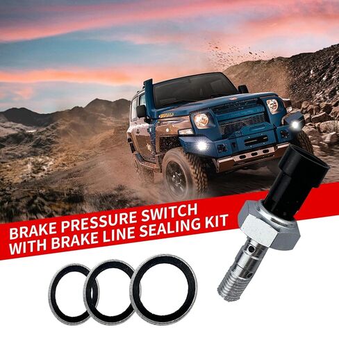 Switch Sensor with Brake Line Seal Kit Fit for Polaris Ranger RZR 2016-2021 XP 1000 2019-2024 Replace 4014262 4081117 79107 in Saudi Arabia