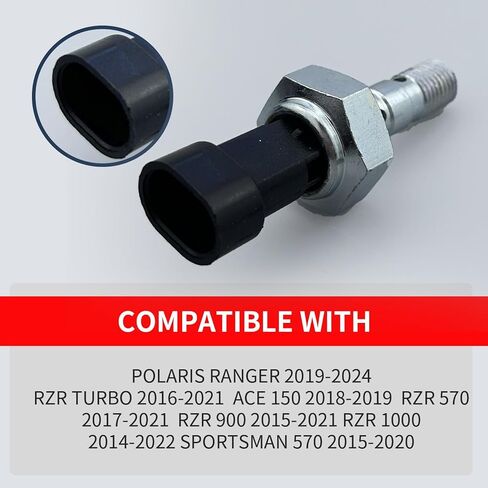 Switch Sensor with Brake Line Seal Kit Fit for Polaris Ranger RZR 2016-2021 XP 1000 2019-2024 Replace 4014262 4081117 79107 in Saudi Arabia