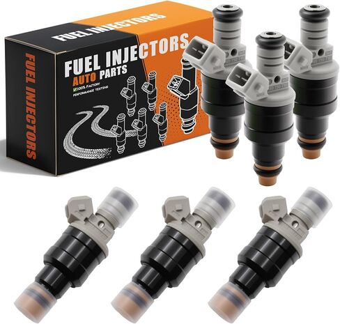 Fj712 Upgraded 2.9l 3.0l 3.8l 4.9l Fuel Injectors Fit For:-Ford F150, F250, F350, For:-Mustang, Ranger; For:-Lincoln, For:-Mazda; For:-Mercury; For:-Oldsmobile, 1986-1999#OE: Fj690 (6 Pcs) in Saudi Arabia