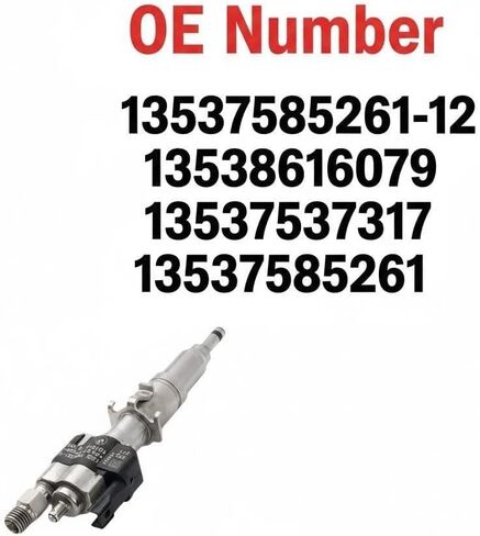 Fuel Injector Fit for BMW N54 N63 2009-2012 BMW N54 N63 X5 X6 135 335 535 650 750, 13537585261-12, 13538616079, 13537537317 in Saudi Arabia