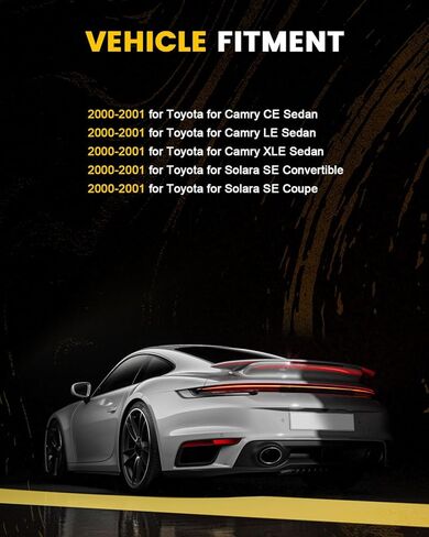حاقن الوقود، OCPTY 4 قطع 12 فتحة بديلة لحاقن الوقود جزء المحرك مناسب لـ 2000-2001 لسيارة Toyota Camry 2.2L، 2000-2001 لسيارة Toyota Solara 2.2L in Kuwait