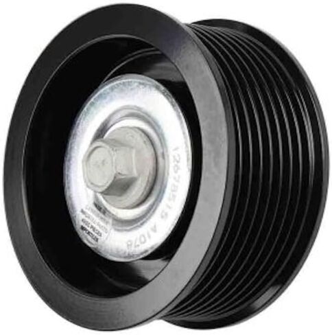KarParts360 لكاديلاك CT5 2022 2023 2024 2025 حزام الشاحن بكرة المهمل متعددة الأسود | 8 الأخدود | 0.67 بوصة القطر الداخلي | 3.78 بوصة القطر الخارجي | 1 فتحة تركيب in Saudi Arabia