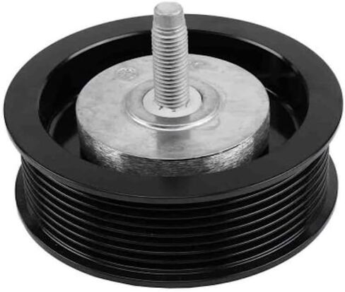KarParts360 For Chevy Corvette 2015 16 17 18 2019 Supercharger Belt Idler Pulley Multiple Black | 8 Groove | 0.67 Inches Inside Diameter | 3.78 Inches Outside Diameter | 1 Mounting Hole in Kuwait