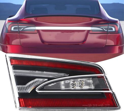 LH LED مجموعة ضوء الذيل الداخلي متوافقة مع 2012-2021 تسلا موديل S المصباح الداخلي الخلفي الجانب الأيسر للسائق استبدال 6005925-00-E in Kuwait