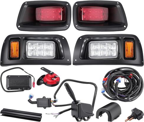 LED Upgrade fit for Golf Cart LED Light Compatible with EZGO TXT 1996-2013 Gas & Electric Carts 12V Street Legal Lights Kit with LED Head Light Tail Lights Turn Signals Brake Lights in Saudi Arabia
