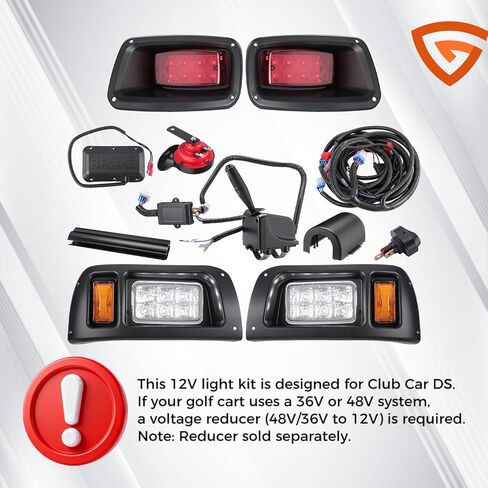 LED Upgrade fit for Golf Cart LED Light Compatible with EZGO TXT 1996-2013 Gas & Electric Carts 12V Street Legal Lights Kit with LED Head Light Tail Lights Turn Signals Brake Lights in Saudi Arabia
