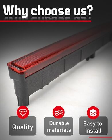 923-297 Center High Mount Stop Brake Light Compatible with Jeep Gladiator 2020 2021 2022 2023 2024 2025 68338388AC in Kuwait