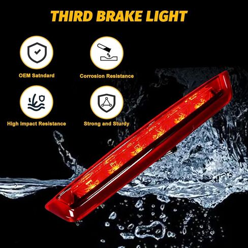 34270-T7A-H01 Third 3rd Brake Light Compatible with Honda HR-V Vezel 2014-2022, for Acura CDX 2018-2022，High Mount Stop Light Replace 34270T7AH01 in Saudi Arabia