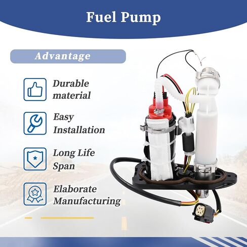 75305-07A 75268-07F Fuel Pump Compatible with Harley-Davidson Sportster 883/ Iron 883 / Iron 1200/ Sportster 1200/ Sportster 1200 Seventy Two 2007-2022, Replacement for In-Tank Fuel Pump in Kuwait