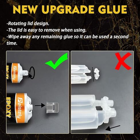 Kintsugi Repair Kit, Food-Safe Kintsugi Kit for Repairing Broken Ceramics Pottery, Porcelain, Bowls, Glass, Gold Glue, Perfect for Beginners Restoring Meaningful Gift (Golden) in Saudi Arabia