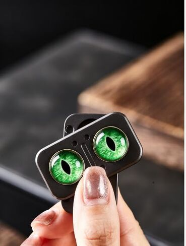 3-in-1 Metal Fidget Slider Spinner, Magnetic Clicker Toy for Adults Stress Anxiety Relief, ADHD Focus Tool, Office Desk Gadget, Cool EDC Gifts for Teen Boys Men, Birthday Gift in Kuwait
