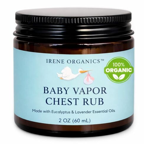 Baby Soothing Vapor Chest Rub Made with Lavender and Eucalyptus Essential Oils and all Natural Ingredients, Petroleum Free, For All Ages, Infants, Kids and Adults - 2oz in Saudi Arabia