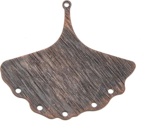 ROSENORTH Antique Copper Earring Making Kit – Brass Fan & Ginkgo Leaf Connectors, Hooks, Jump Rings & Backs for DIY Jewelry Craft Supplies (112 PCS) in Saudi Arabia
