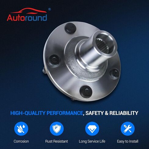 مجموعة محور العجلة الأمامية 518515 من Autoround متوافقة مع Ford Escape 2001-2012، Mazda Tribute 2001-2011، Mercury Mariner 2005-2011، 5 عروات in Kuwait