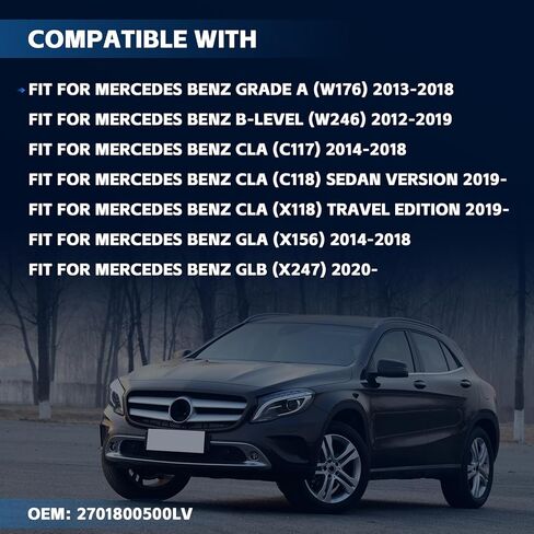 MUNIK مبرد زيت المحرك لمرسيدس بنز 2012-2019 A، B، CLA، GLA Class A180، A200، A260، B180، B200، B260، CLA180، CLA200، CLA220، CLA260، GLA200، GLA260 استبدال # 2701800500، I03024002,2701800810 (ألومنيوم) in Kuwait