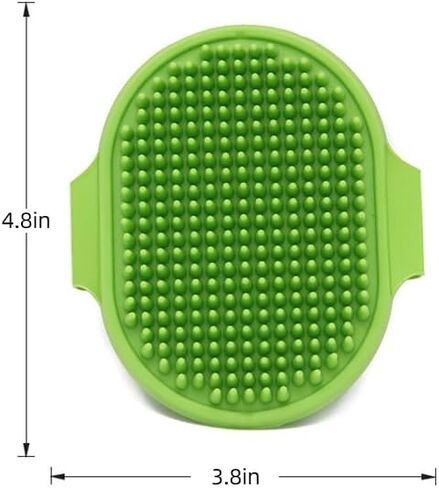 Silicone Pet Grooming Gloves 2-Pack for Dogs Cats Bath and Cleaning in Saudi Arabia
