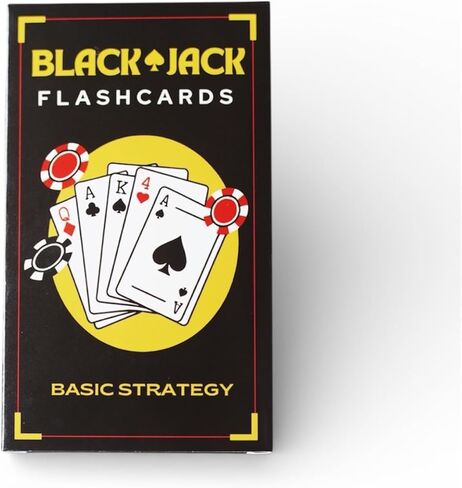 Blackjack Basic Strategy Flash Cards for Beginners – Learn How to Play & Win at Blackjack | Easy-to-Use Training Deck – Master Blackjack Strategy & Improve Your Odds in Kuwait