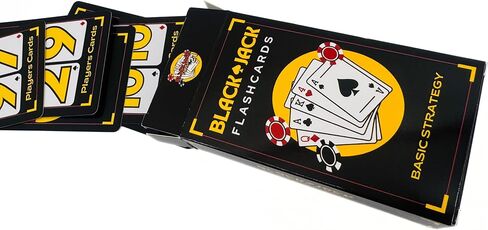 Blackjack Basic Strategy Flash Cards for Beginners – Learn How to Play & Win at Blackjack | Easy-to-Use Training Deck – Master Blackjack Strategy & Improve Your Odds in Kuwait