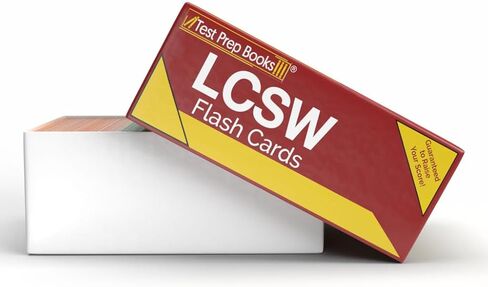 LCSW Study Cards 2026-2027: ASWB Clinical Exam Prep for The Licensed Clinical Social Work Exam [Full Color Cards] in Saudi Arabia