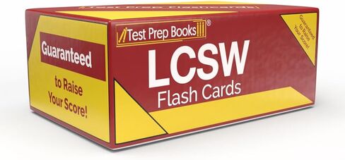 LCSW Study Cards 2026-2027: ASWB Clinical Exam Prep for The Licensed Clinical Social Work Exam [Full Color Cards] in Saudi Arabia